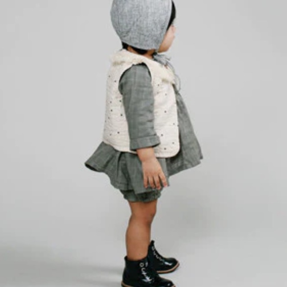 Rylee + Cru Starlight Print Fringe Vest size 2